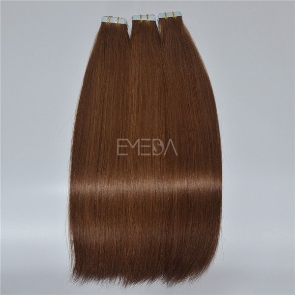 EMEDA Silk straight Tape in hair extensions Smooth hair factory-HW0079